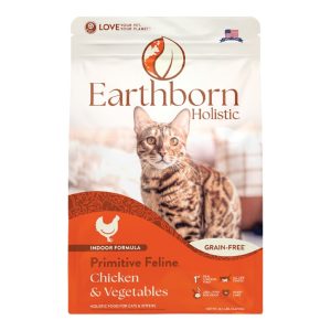 Earthborn Holistic Primitive Feline Grain-Free Dry Cat Food, Chicken