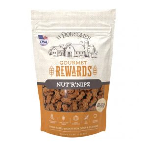Wholesomes Rewards Gourmet Nut'R'Nipz Peanut Butter Biscuits Dog Treats