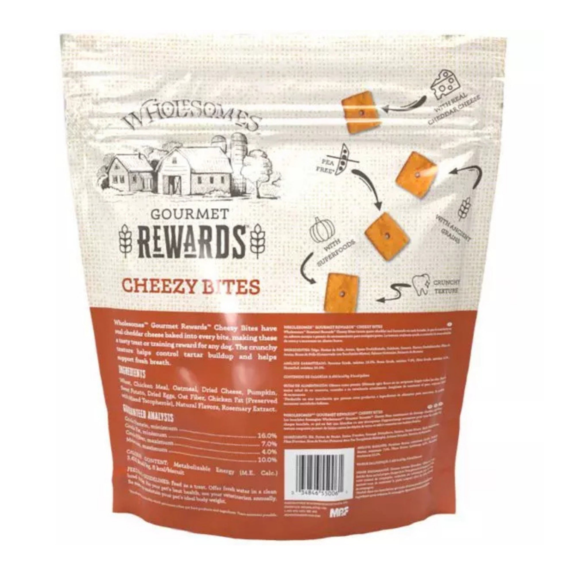 Wholesomes Rewards Gourmet Cheddar Cheese Biscuits Dog Treats - Image 3