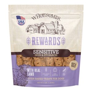 Wholesomes Rewards Sensitive Skin & Stomach Lamb Biscuits, 3 lb