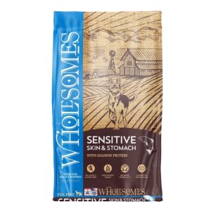 Sportmix Wholesomes Sensitive Skin & Stomach Salmon Dry Dog Food, 30 lb
