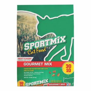 Sportmix Gourmet Mix Dry Cat Food, Chicken, Liver & Fish Flavors, 15 lb