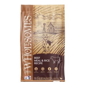 Sportmix Wholesomes Beef Meal & Rice Dry Dog Food, 40 lb