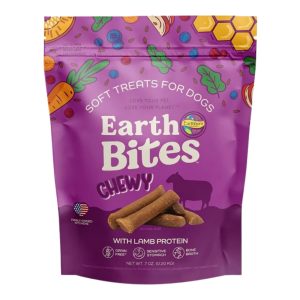 Earthborn Holistic Grain-Free EarthBites Chewy Lamb Dog Treats, 7 oz