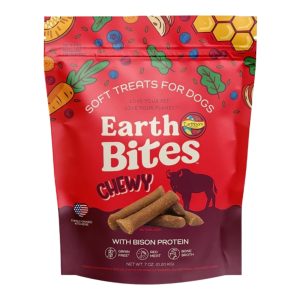 Earthborn Holistic Grain-Free EarthBites Chewy Bison Dog Treats, 7 oz