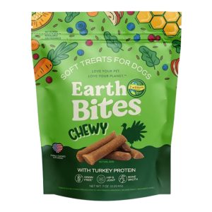 Earthborn Holistic EarthBites Chewy Turkey Dog Treats, 7 oz