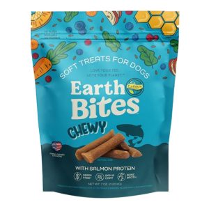 Earthborn Holistic EarthBites Chewy Salmon Dog Treats, 7 oz