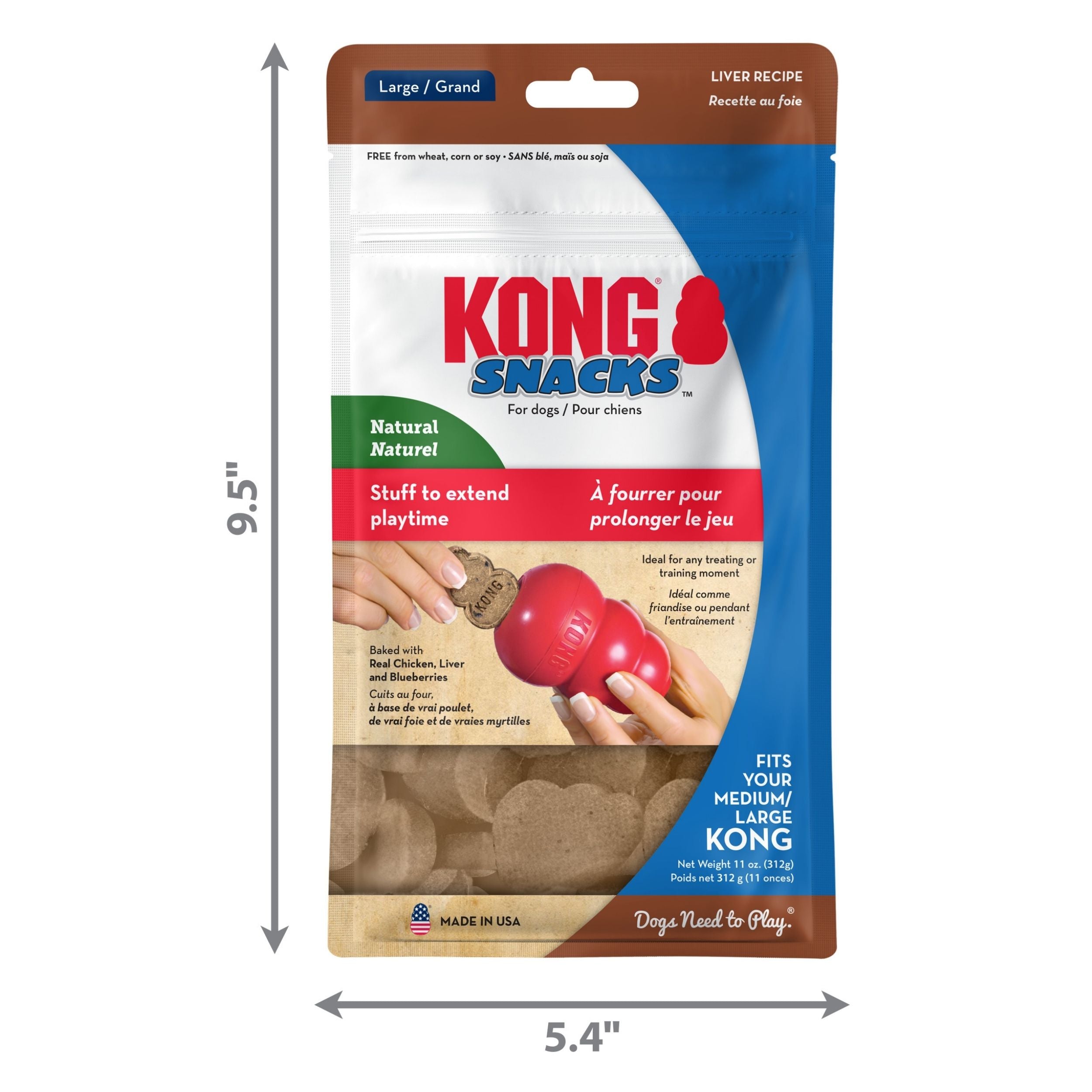 KONG Snacks Liver Dog Treats - Image 2