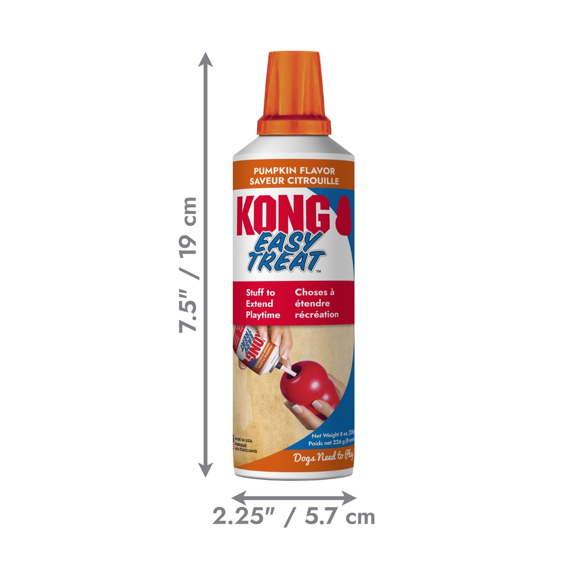 KONG Easy Treat Pumpkin Dog Treats, 8 oz - Image 3