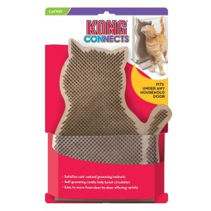 KONG Connects Kitty Self-Grooming Comber for Cats Champagne /One Size