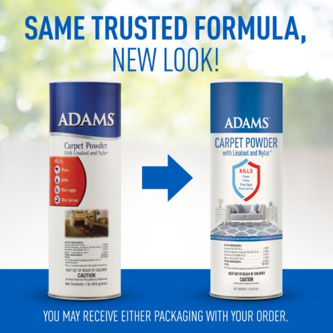 Adams Carpet Powder with Linalool and Nylar 16oz - Image 2