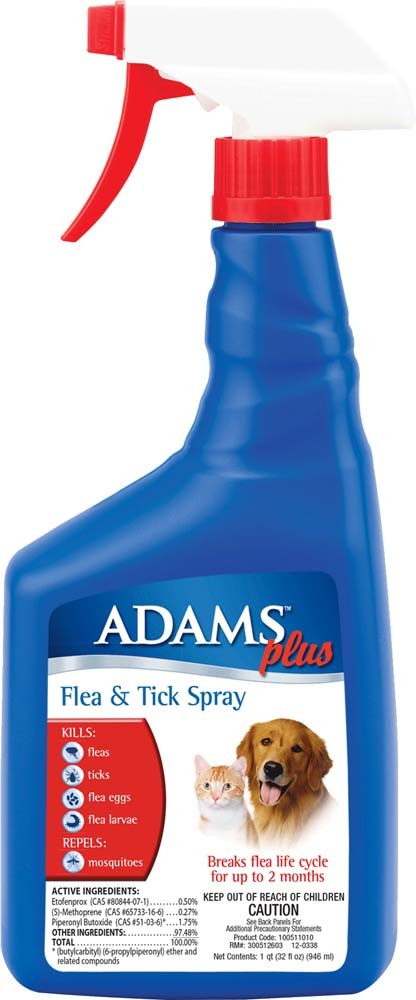 Adams Plus Flea & Tick Spray 32oz - Image 2