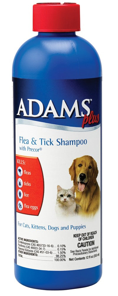Adams Plus Flea & Tick Shampoo with Precor 12oz - Image 2