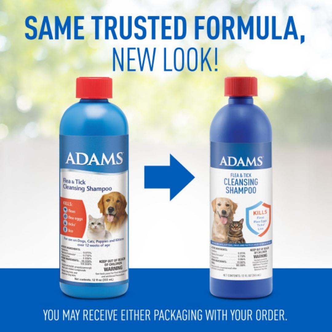 Adams Flea & Tick Cleansing Shampoo 12oz - Image 2