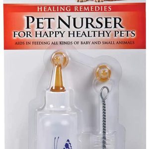 Four Paws Healthy Promise Pet Nurser Kit with Brush, 2 oz