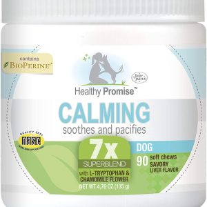 Four Paws Healthy Promise Calming Soft Chews, Liver for Dogs, 90 Count
