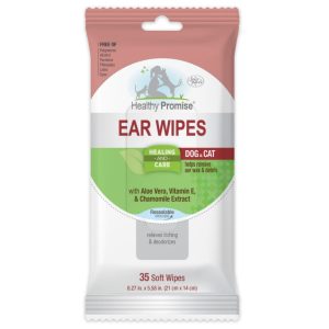 Healthy Promise Ear Wipes Healing and Care for Dog and Cat 35ct