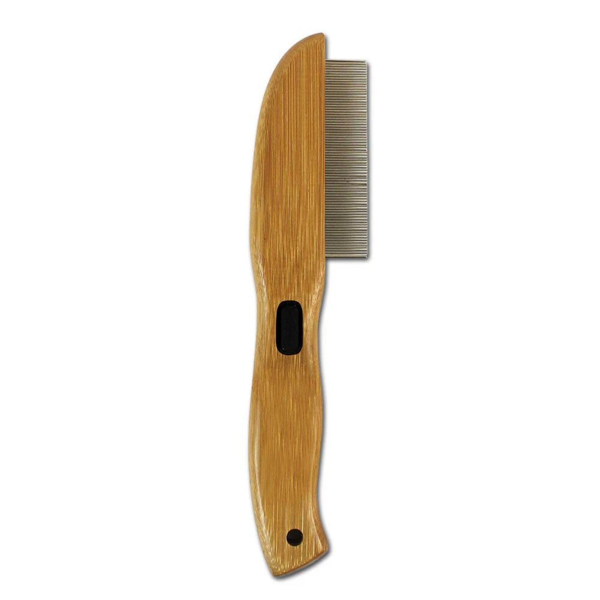 Bamboo Groom Rotating Flea Comb - Image 2