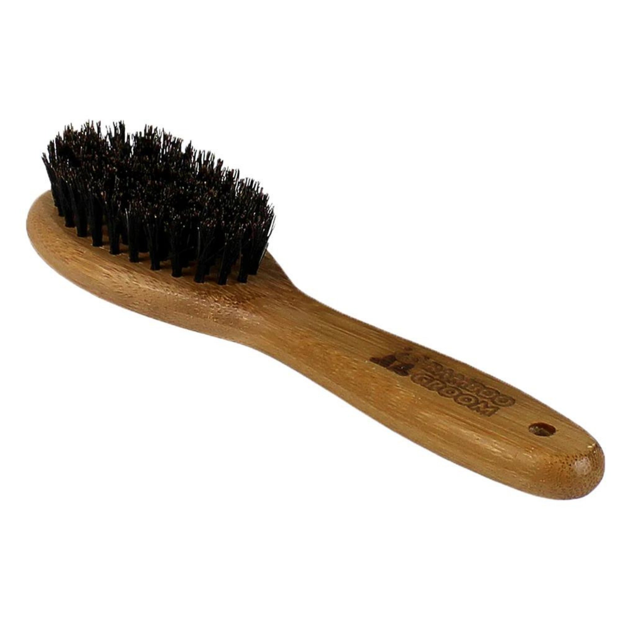 Bamboo Groom Palm Boar Bristle Brush - Image 4