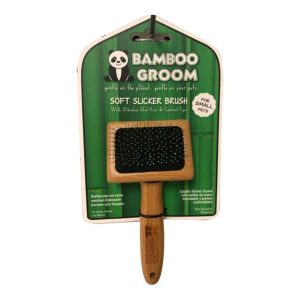 Bamboo Groom Soft Slicker Brush