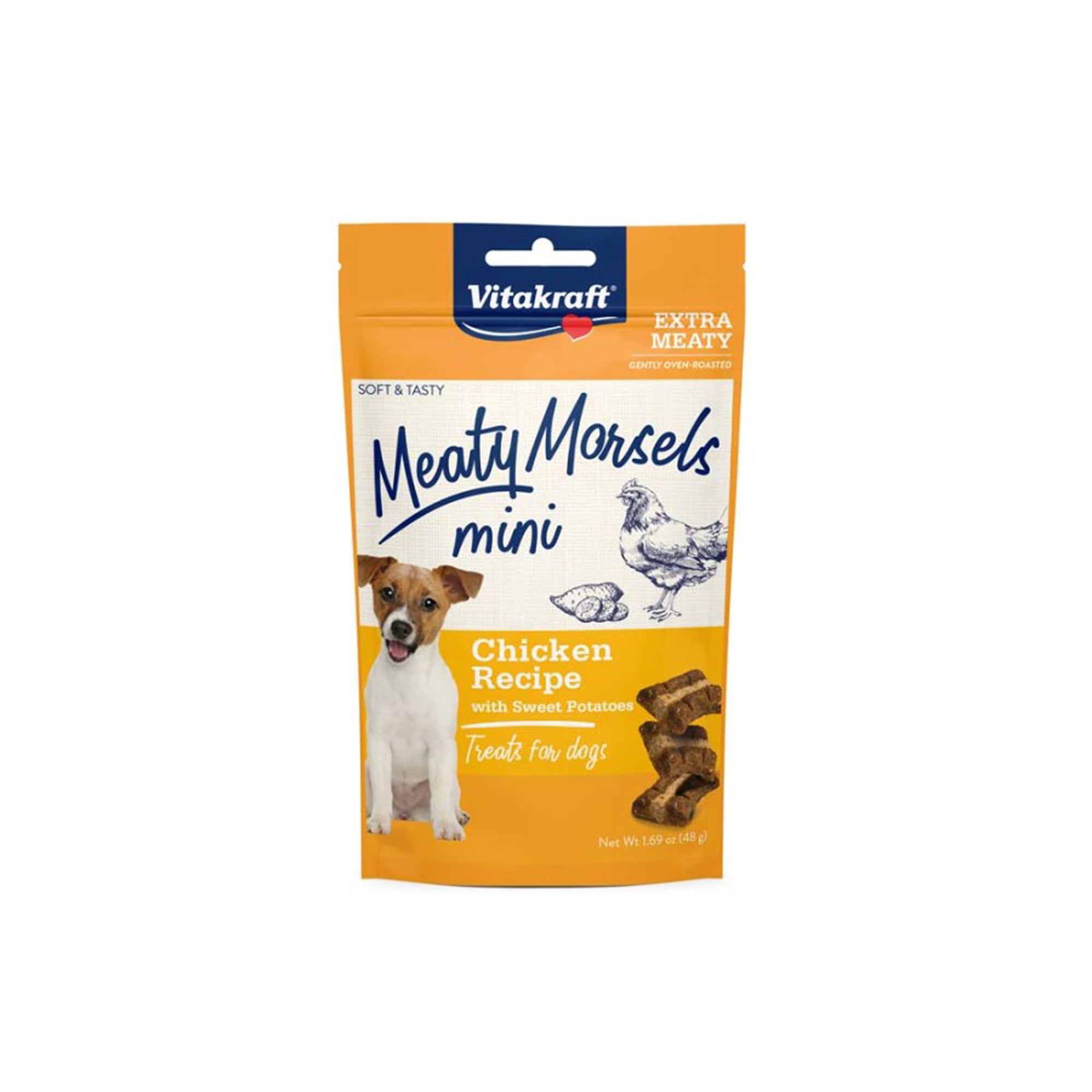 Vitakraft Meaty Morsels Chicken with Sweet Potato Dog Treats
