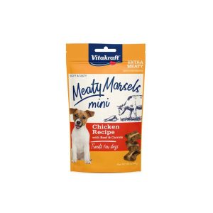 Vitakraft Meaty Morsels Chicken with Beef & Carrots Dog Treats