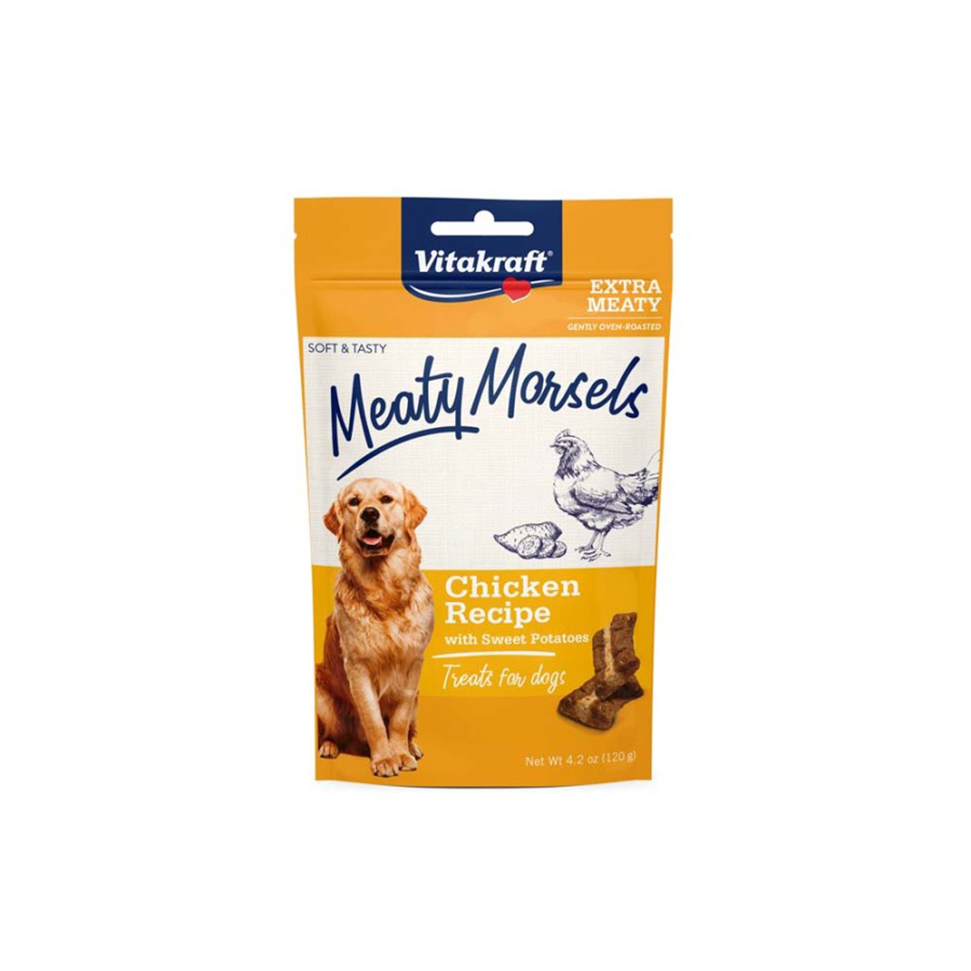 Vitakraft Meaty Morsels Chicken with Sweet Potato Dog Treats - Image 2