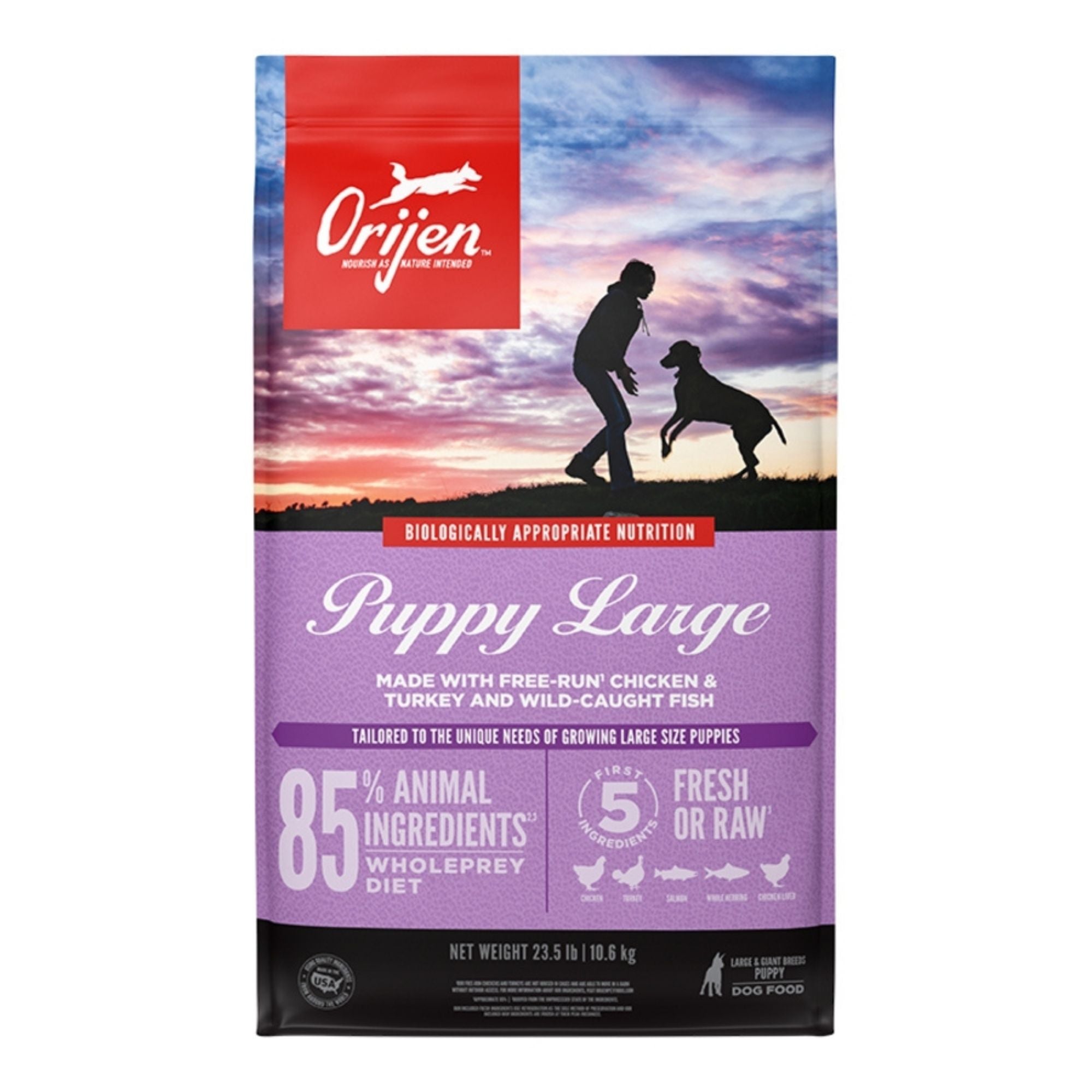 ORIJEN Puppy Large Breed Dry Dog Food, 23.5 lb
