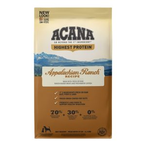 ACANA Highest Protein Appalachian Ranch Grain-Free Dry Dog Food, 25 lb