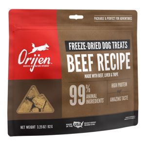 ORIJEN Freeze-Dried Angus Beef Dog Treats, 3.25 oz