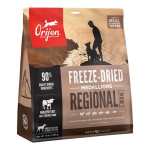 ORIJEN Freeze-Dried Medallions Regional Red for Dogs, 16 oz