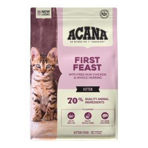 ACANA First Feast Kitten Dry Food, Chicken & Herring Recipe, 4 lb