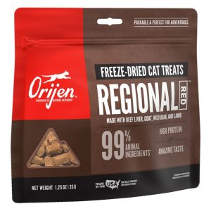 ORIJEN Freeze-Dried Cat Treats, Regional Red, 1.25 oz