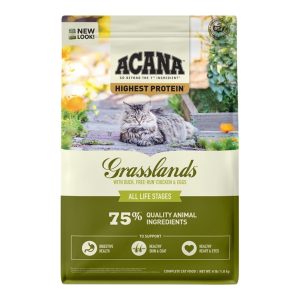 ACANA Grasslands Grain-Free Dry Cat Food, Duck, Chicken & Turkey