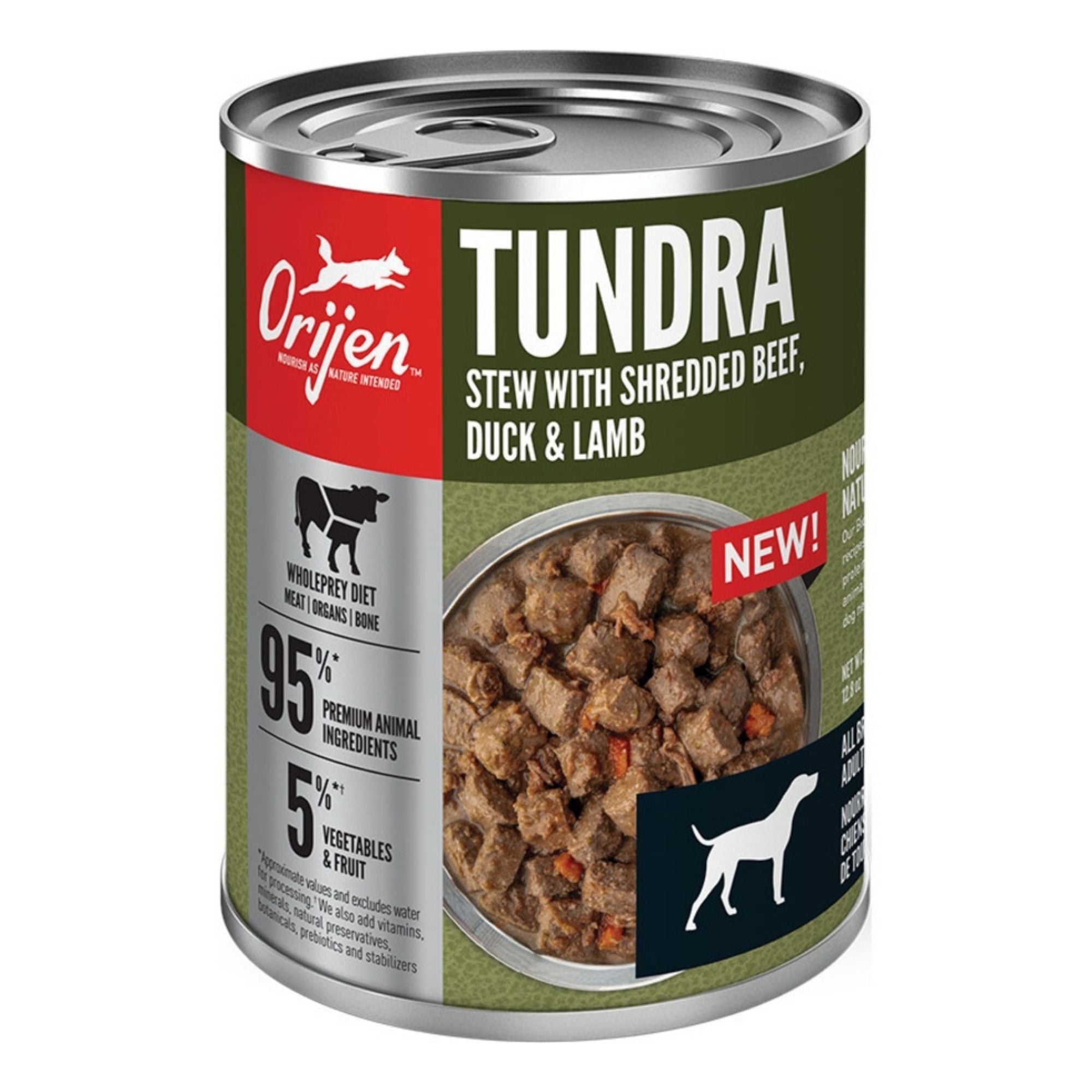 ORIJEN Grain-Free Tundra Stew Wet Dog Food, 12.8 oz (Case of 12)