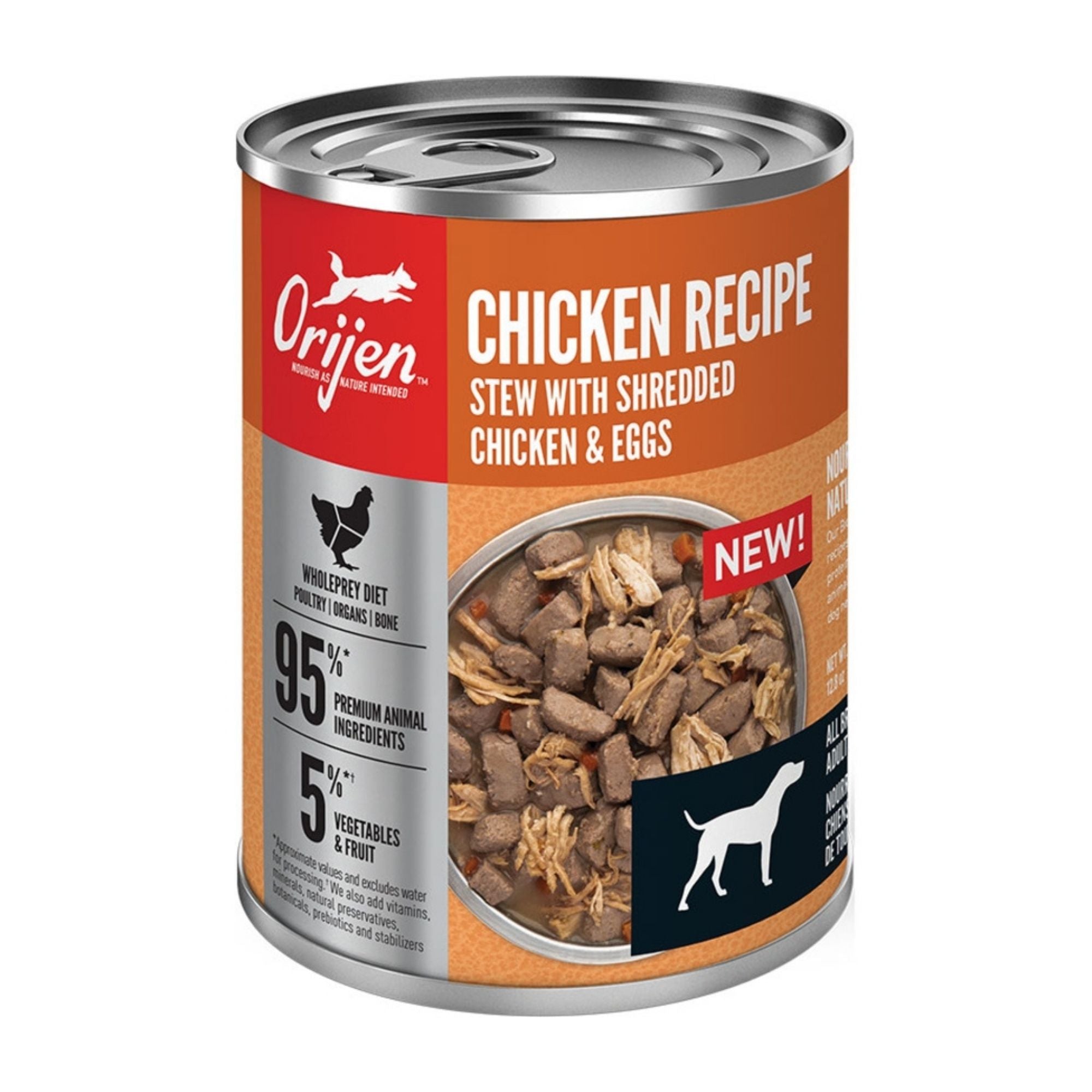 ORIJEN Grain-Free Chicken Stew Wet Dog Food, 12.8 oz (Case of 12)