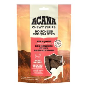 ACANA Grain-Free Chewy Strips Beef Dog Treats, 4 oz
