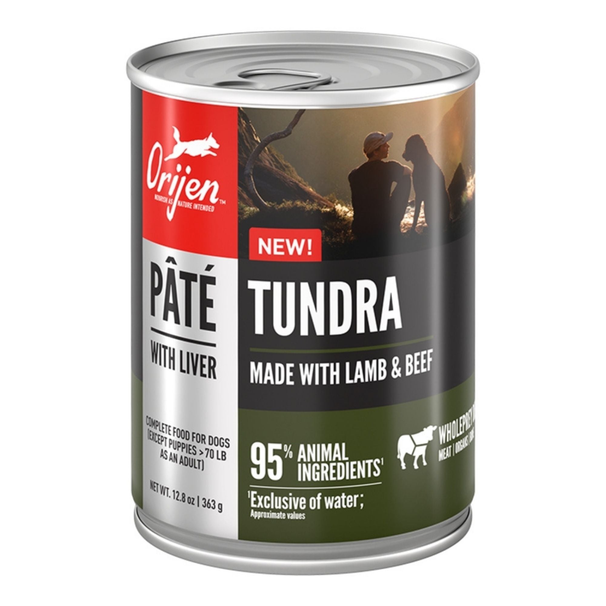 ORIJEN Grain-Free Tundra Pâté Wet Dog Food, 12.8 oz (Case of 12)