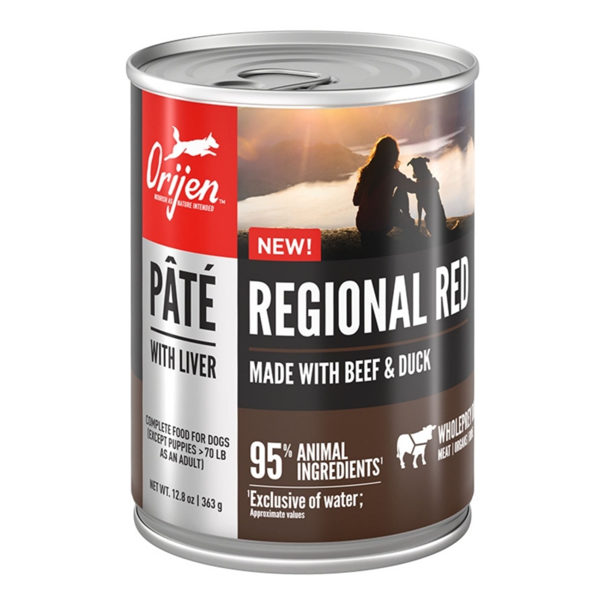 ORIJEN Grain-Free Regional Red Pâté Wet Dog Food, 12.8 oz (Case of 12)