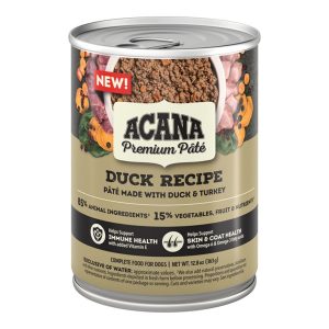 ACANA Premium Pâté Duck Recipe in Bone Broth, 12.8 oz (Case of 12)