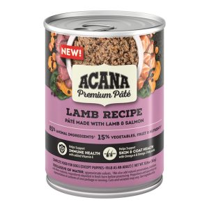 ACANA Premium Pâté Lamb Recipe in Bone Broth, 12.8 oz (Case of 12)