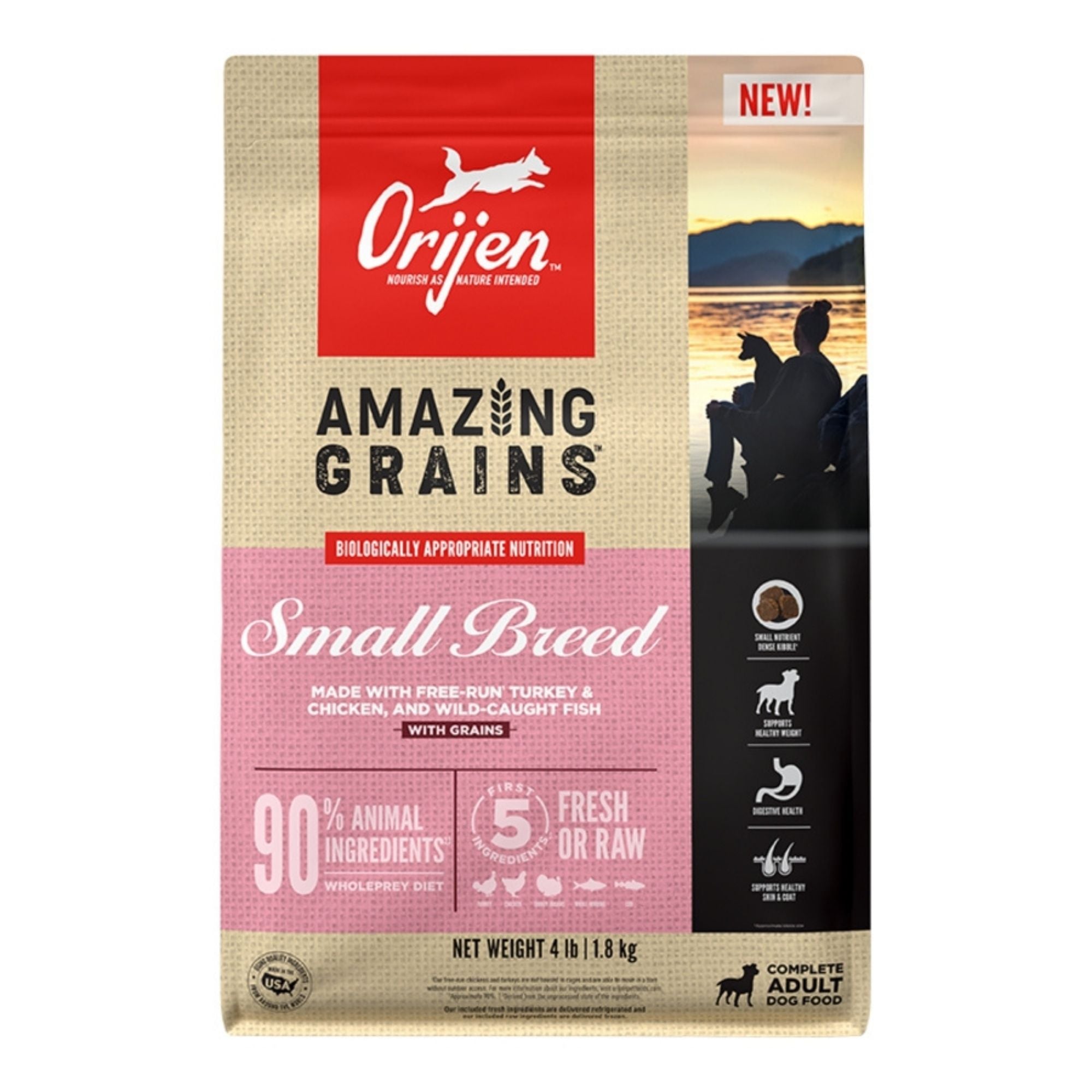 ORIJEN Amazing Grains Small Breed Dry Dog Food