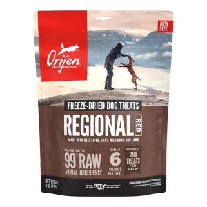 ORIJEN Freeze-Dried Regional Red Dog Treats, 8 oz