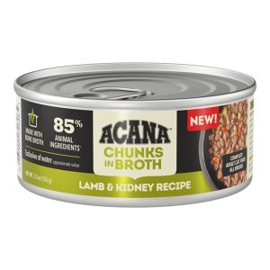 ACANA Chunks in Broth Wet Cat Food, Lamb & Kidney, 5.5 oz (Case of 12)
