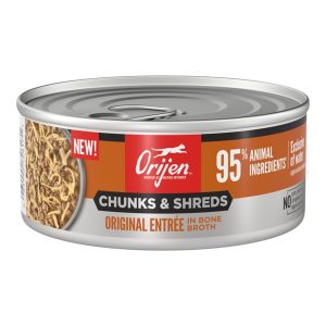 ORIJEN Original Chunks Grain-Free Wet Cat Food, 5.5 oz (Case of 12)