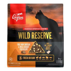 ORIJEN Wild Reserve Grain-Free Dry Cat Food with Freeze-Dried Chicken Morsels