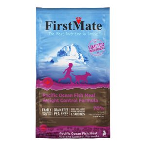FirstMate LID Senior Weight Control Pacific Ocean Fish Dry Dog Food, 25 lb