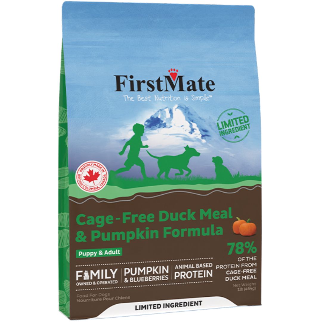 FirstMate Limited Ingredient Grain-Free Duck & Pumpkin Dry Dog Food
