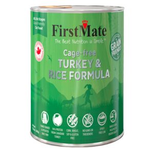 FirstMate Grain Friendly Turkey & Rice Wet Dog Food, 12.2 oz (Case of 12)