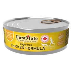 FirstMate Limited Ingredient Grain-Free Chicken Wet Cat Food, 3.2 oz, 24 Pack